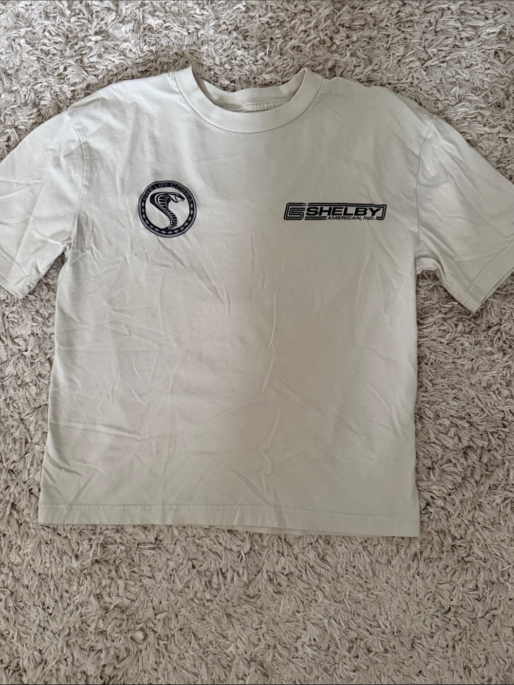 Hollister Cream Short Sleeve Shelby Logo Tee